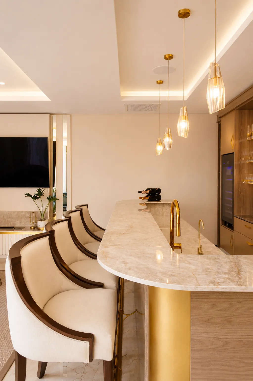 Bar — the counter