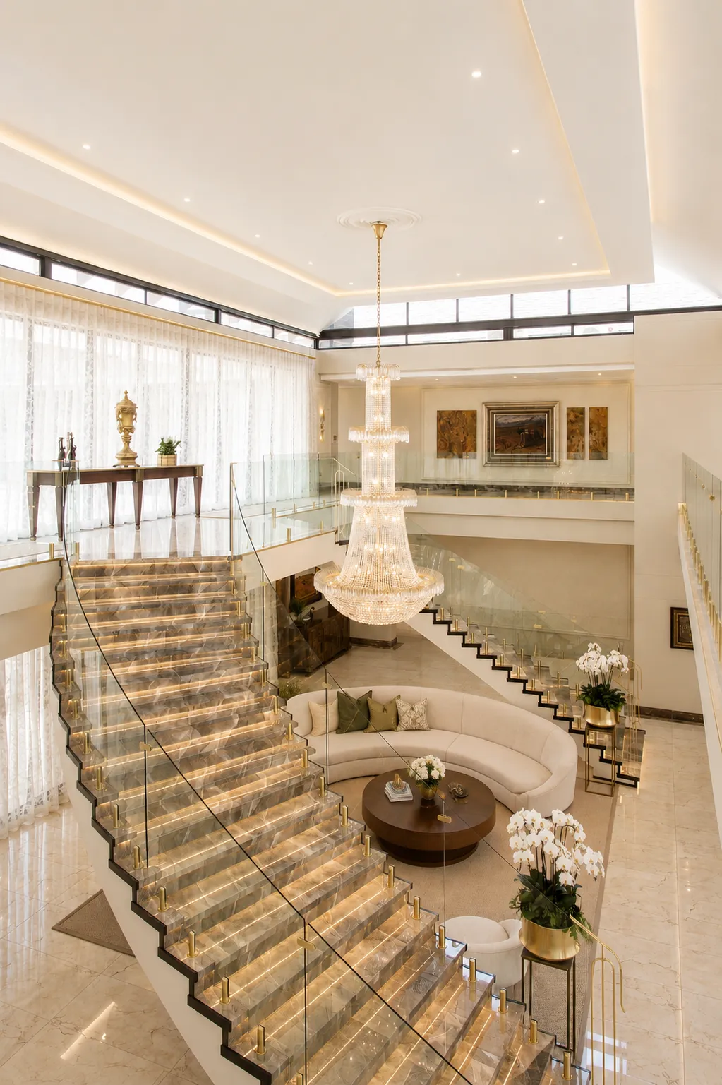 Entrance — from above