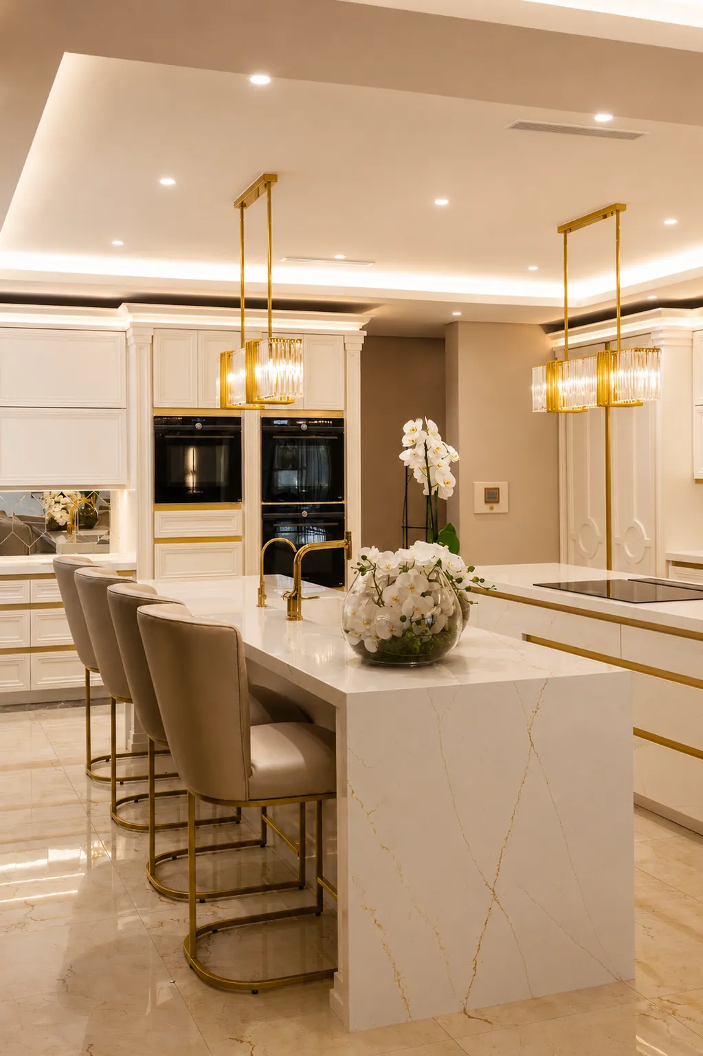 Kitchen — the island