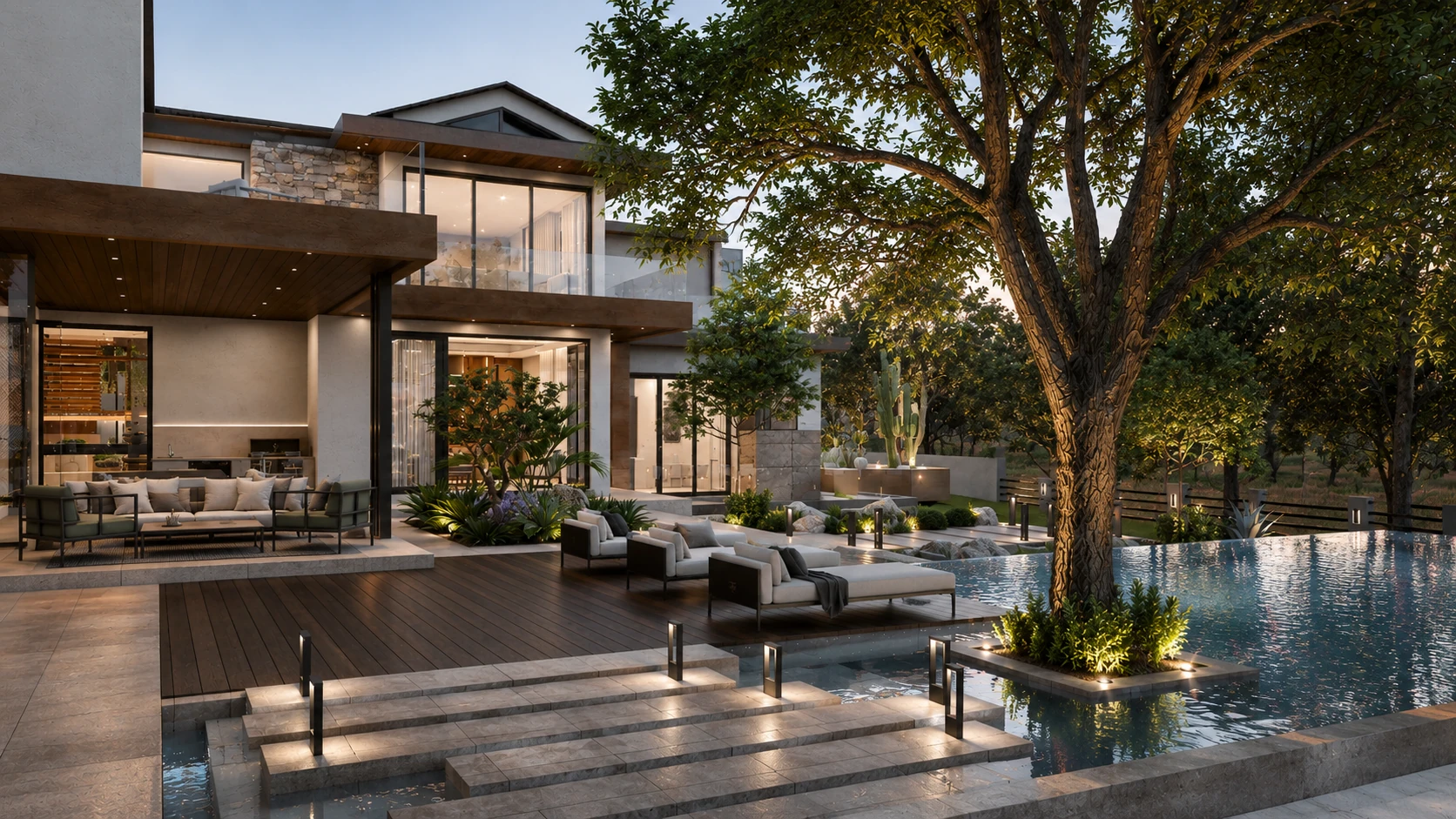 Pool — the terrace