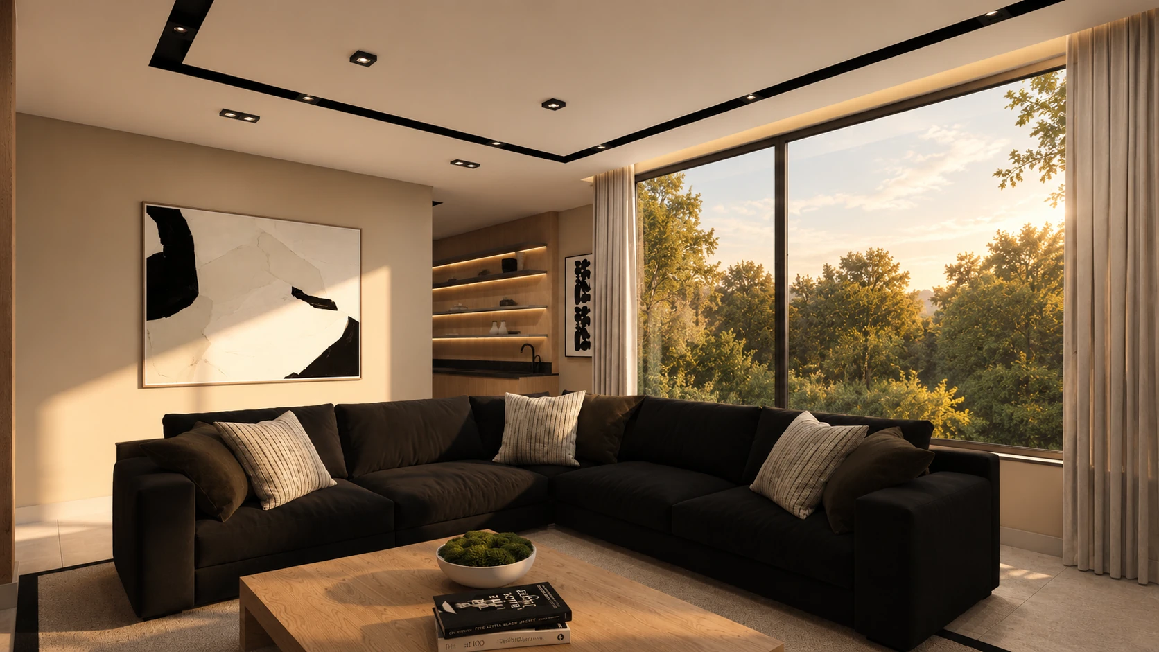 Family lounge — the den