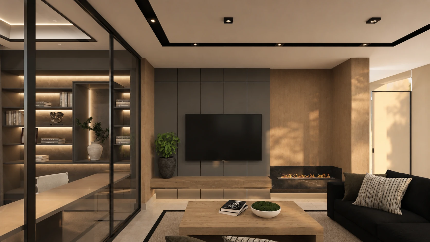 Family lounge study — the sanctuary